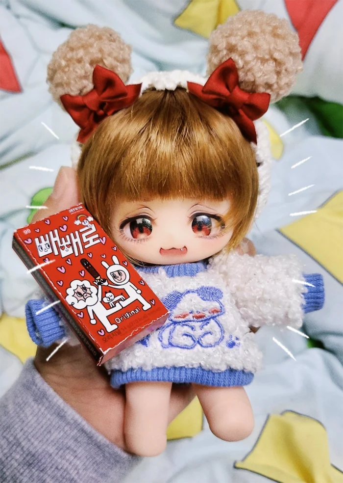 Minii Cotton Balls (7-8 inches) -Moon  | Preorder | DOLL - Image 4