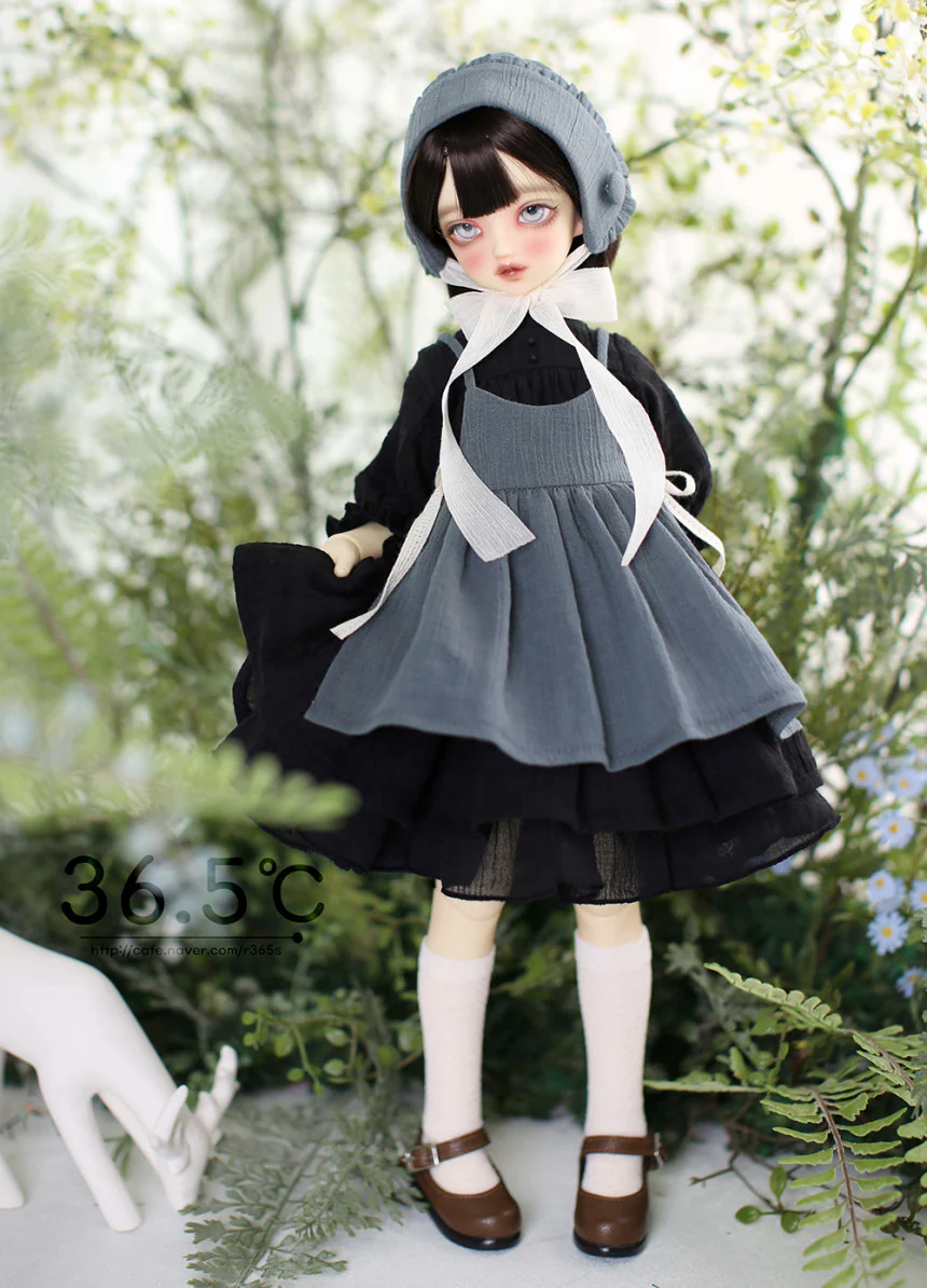 [MSD] Dorothy set - Black (Green) Bonnet（MSD) | Preorder | OUTFIT - Image 2
