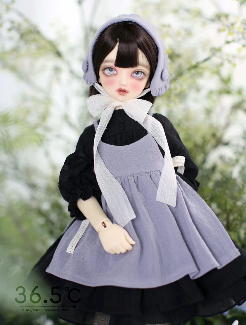 [MSD] Dorothy set - Black (Violet) Bonnet（MSD) | Preorder | OUTFIT - Image 2