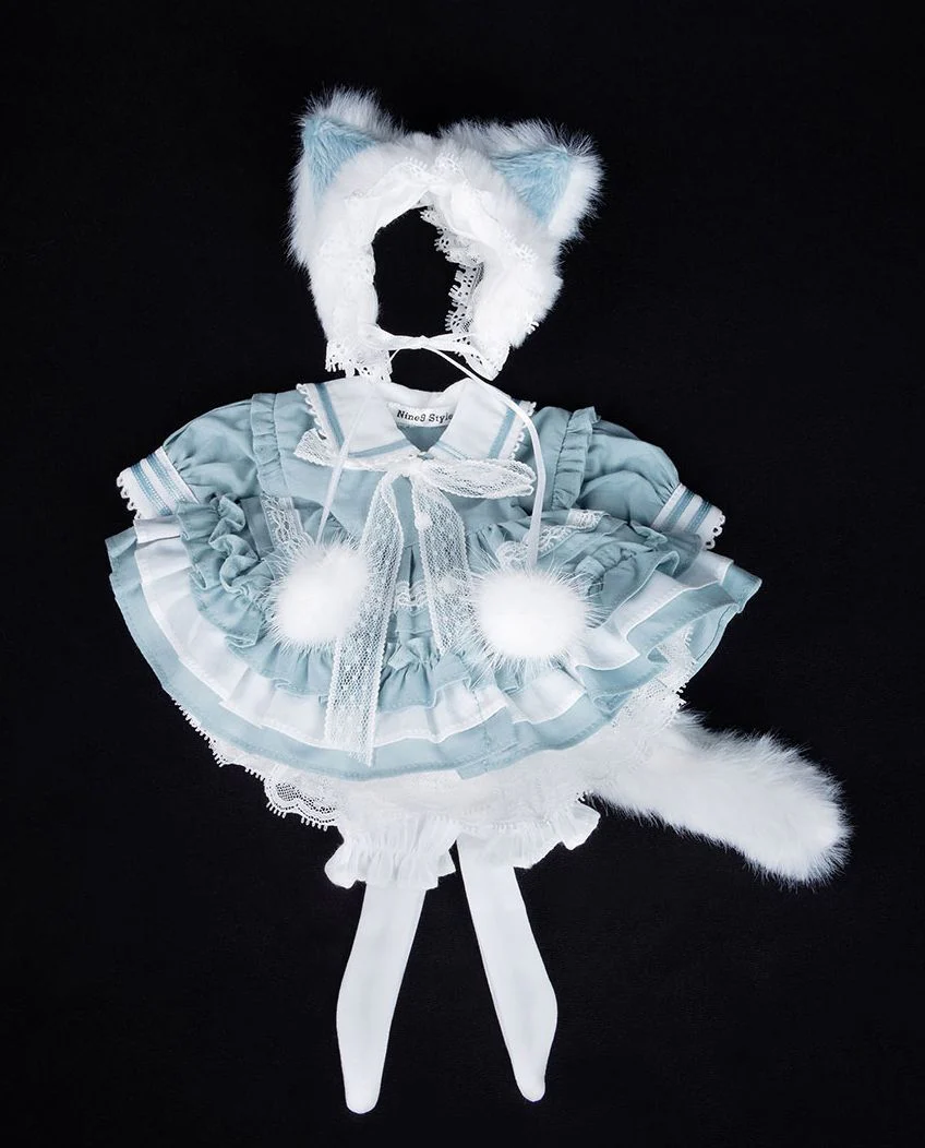 [MSD]Kitty sailor dress(Blue)&[NineBJD] Doll SET | Preorder | DOLL - Image 7
