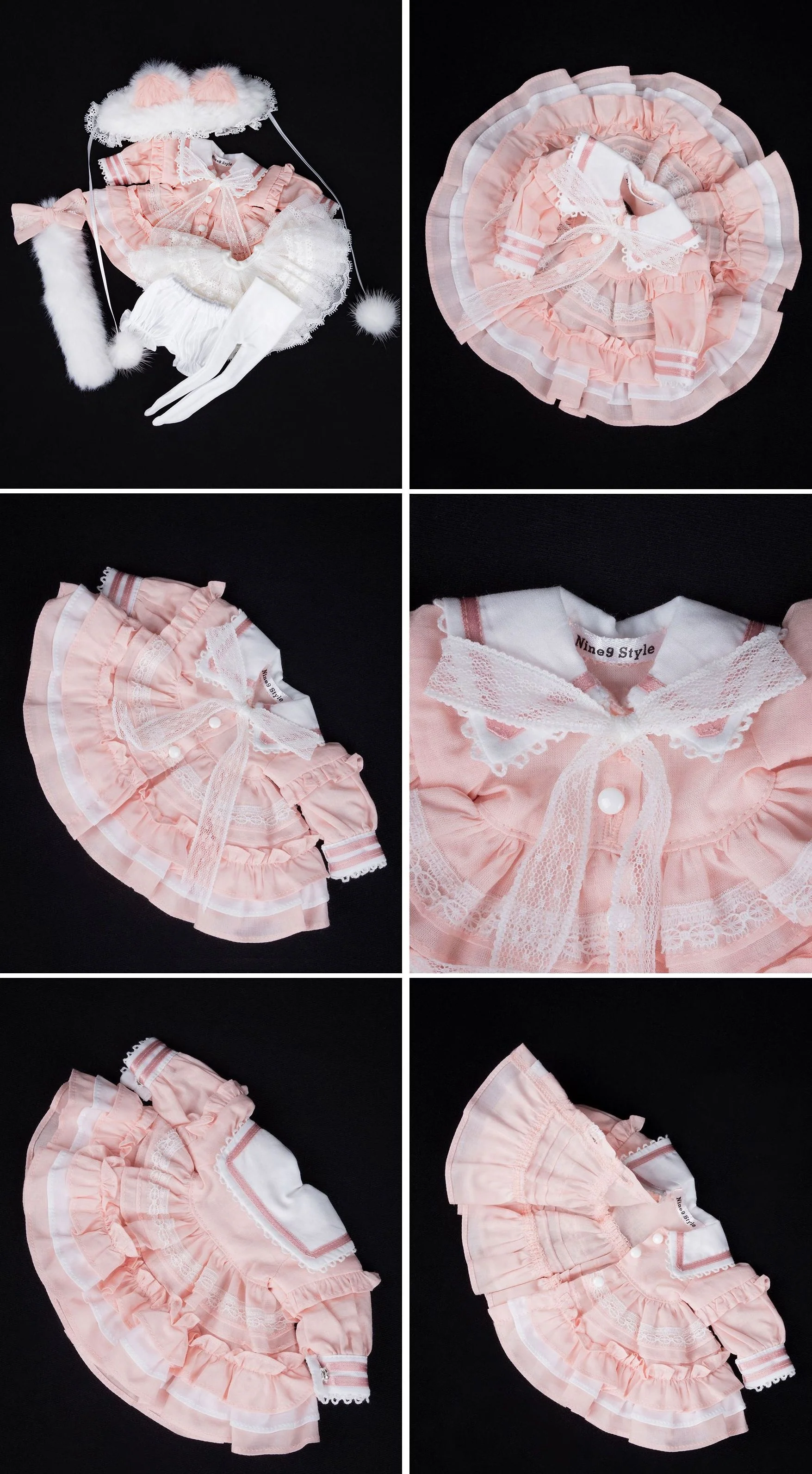 [MSD]Kitty sailor dress(Pink)&[NineBJD] Doll SET | Preorder | DOLL - Image 15
