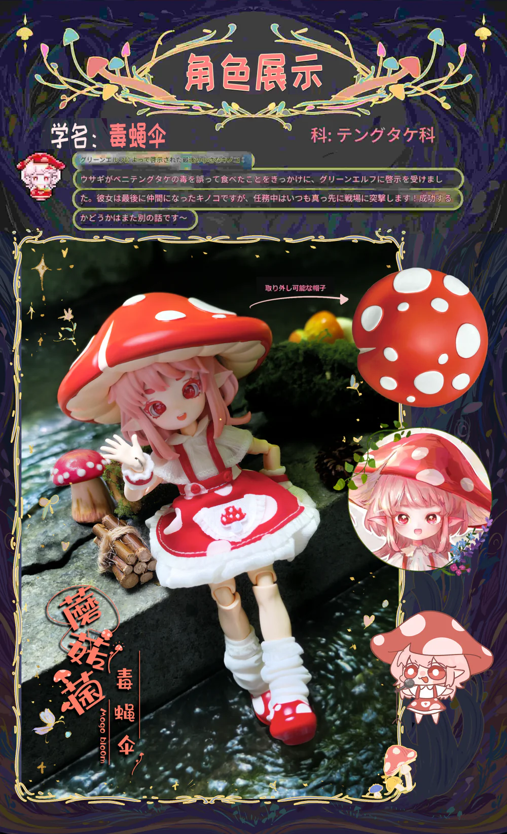 Mushroom Blind Box Assort | Blind Doll [Limited Quantity] | Blind Doll | PREORDER | DOLL - Image 6