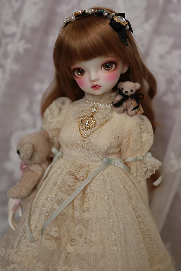 NS-266 Lace dress(ivory) [Basic] | Preorder | OUTFIT - Image 4