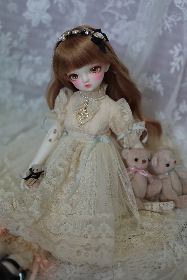 NS-266 Lace dress(ivory) [Basic] | Preorder | OUTFIT - Image 6