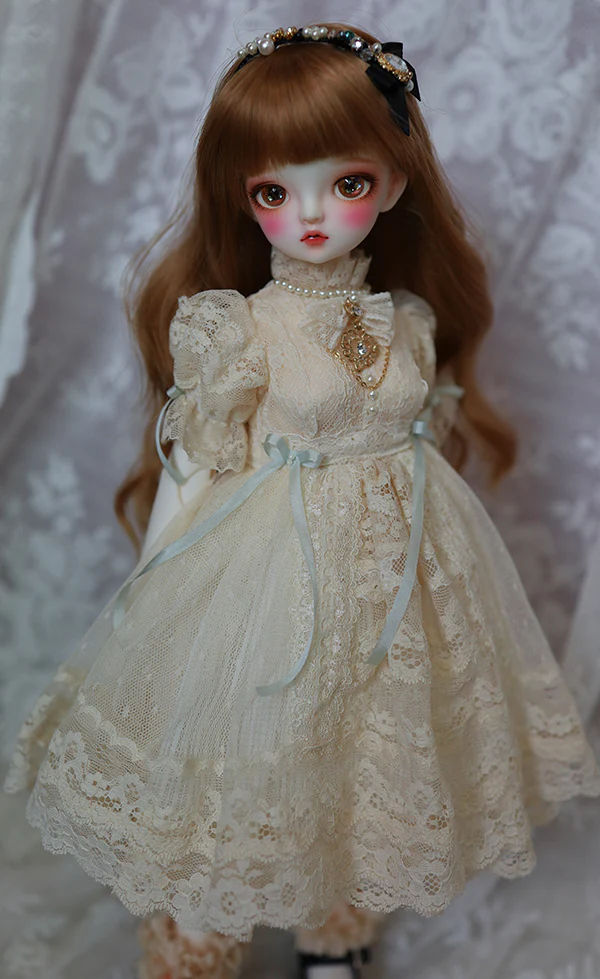 NS-266 Lace dress(ivory) [Basic] | Preorder | OUTFIT - Image 7