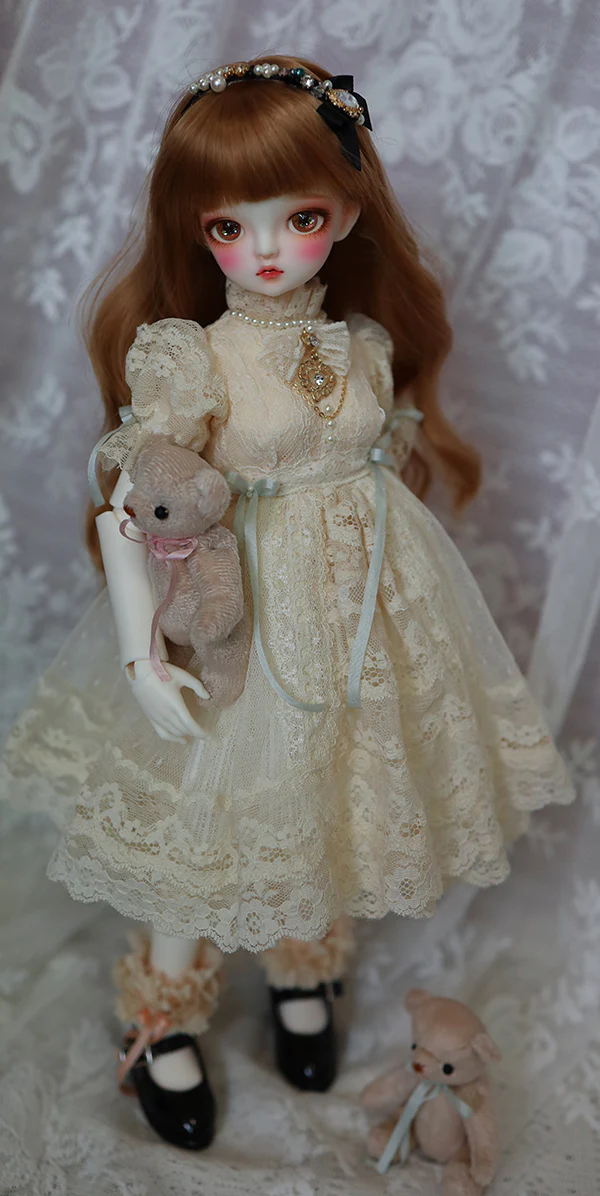 NS-266 Lace dress(ivory) [Basic] | Preorder | OUTFIT - Image 8