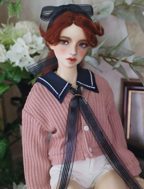 Overfit Cardigan (cropped) -Pink/ SD16 | Preorder | OUTFIT - Image 4