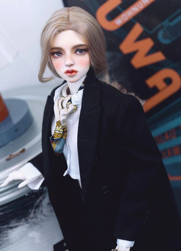 Overfit Coat-Double Breasted 58cm,64cm: Black [Limited time] | Preorder | OUTFIT - Image 4