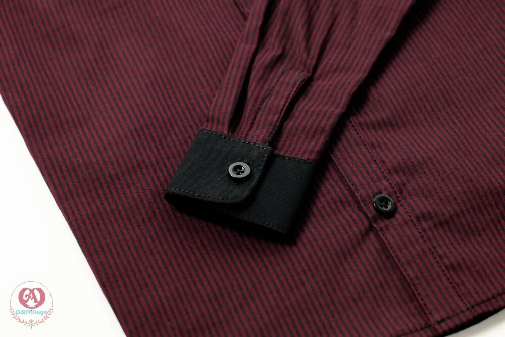 Pinstriped shirt［75］-Dark Blue | Preorder | OUTFIT - Image 13