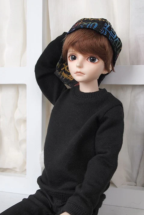 PLAIN SweatShirt[MSD]_Black | Preorder | OUTFIT