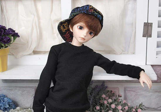 PLAIN SweatShirt[MSD]_Black | Preorder | OUTFIT - Image 2