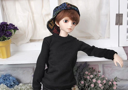 PLAIN SweatShirt[MSD]_Black | Preorder | OUTFIT - Image 3