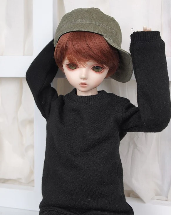 PLAIN SweatShirt[MSD]_Black | Preorder | OUTFIT - Image 4