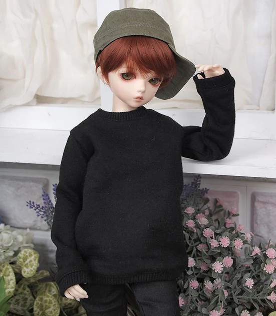 PLAIN SweatShirt[MSD]_Black | Preorder | OUTFIT - Image 5