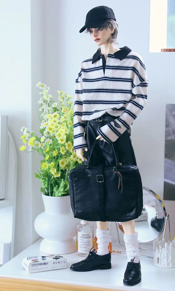 Polo Rugby T Black Stripe: 70cm | Preorder | OUTFIT - Image 6