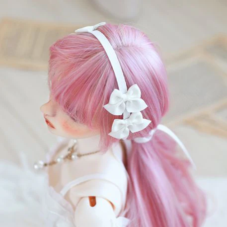 Ribbony (Mini Dress)+Hair Ribbon Off-White: 58cm&64cm | Preorder | OUTFIT - Image 7
