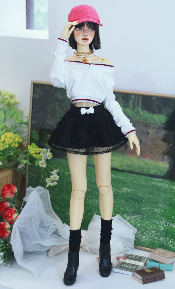 Ribbony (Sha Skirt) Black: 58cm&64cm | Preorder | OUTFIT - Image 3