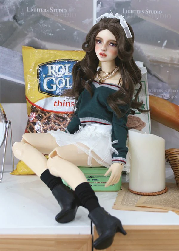 Ribbony (Sha Skirt) Lemon White: 58cm&64cm | Preorder | OUTFIT - Image 3