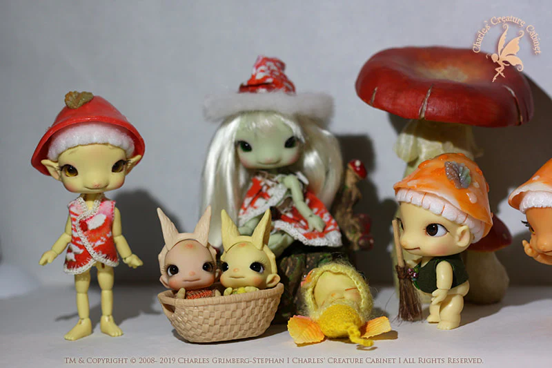 Risu Moriko ~ GingerRoot Sprout Grub 4,5cm ~ "Exclusive 10LE" Micro BJD [Limited Quantity] | Preorder | DOLL - Image 7