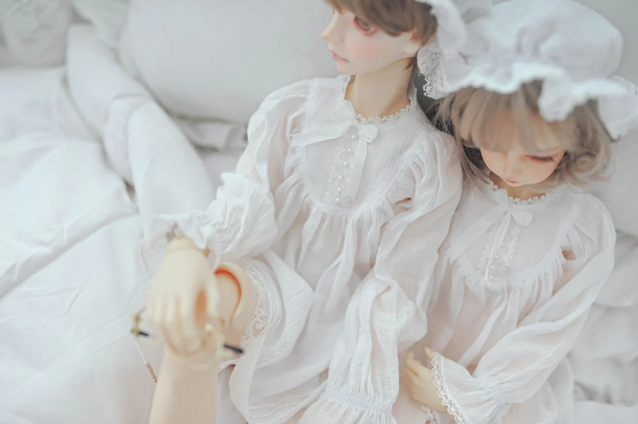 Simple feather Night-gown SD 16 - B set | Preorder | OUTFIT - Image 8
