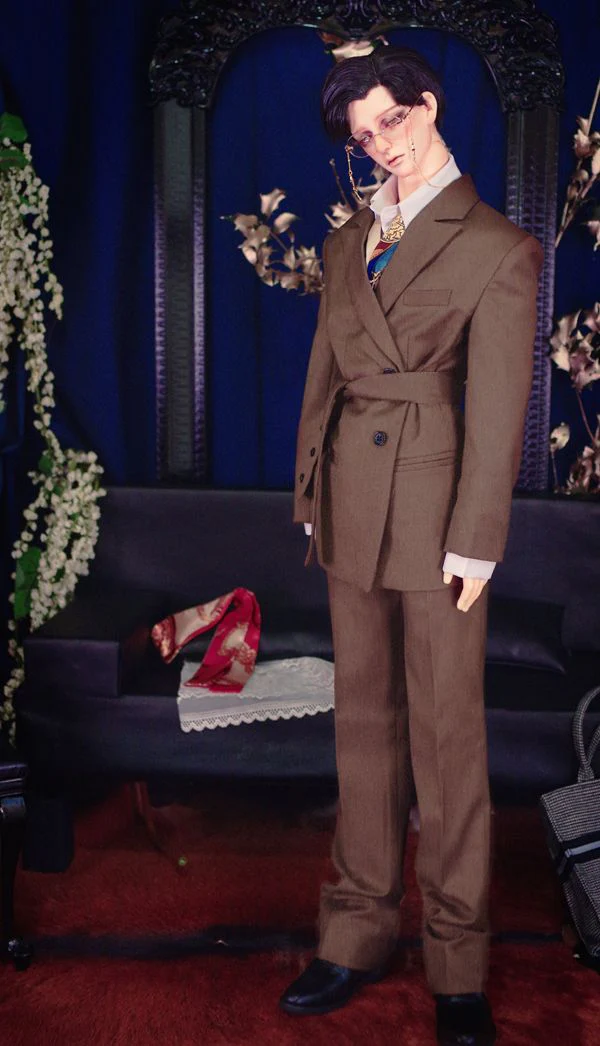 Slacks (wide fit) Khaki Brown: EID | Preorder | OUTFIT - Image 3