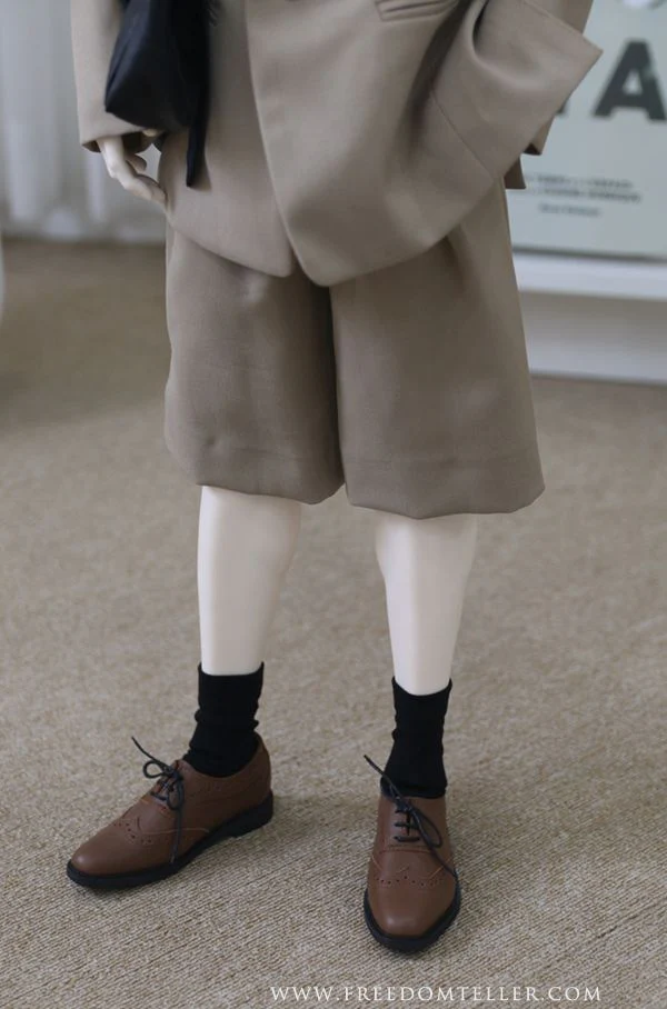 Slacks(Knee Length)_Belted Antique Beige: 75cm&76cm | Preorder | OUTFIT - Image 2