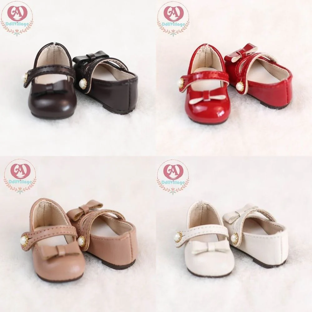 Small Round Toe Leather Shoes【23cm】White | Preorder | SHOES - Image 2