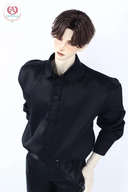Textured Shirt -Black［75] | Preorder | OUTFIT