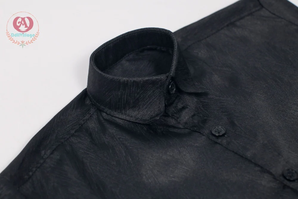 Textured Shirt -Black［75] | Preorder | OUTFIT - Image 10