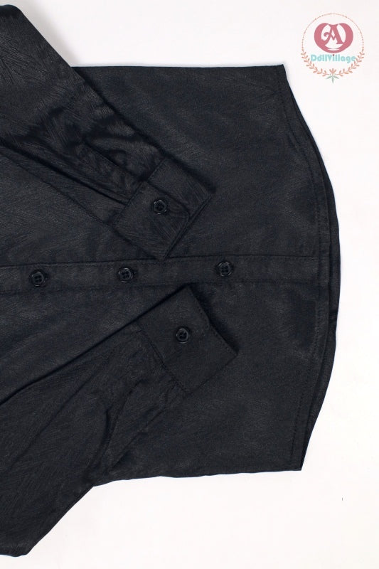Textured Shirt -Black［75] | Preorder | OUTFIT - Image 13