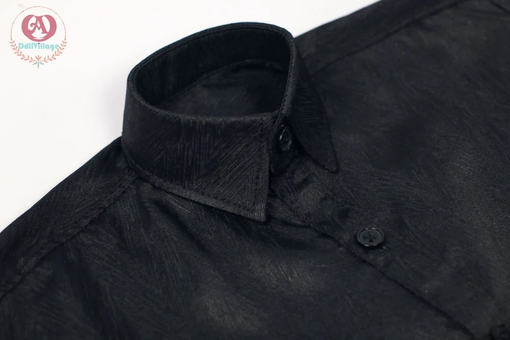 Textured Shirt -Black［75] | Preorder | OUTFIT - Image 9