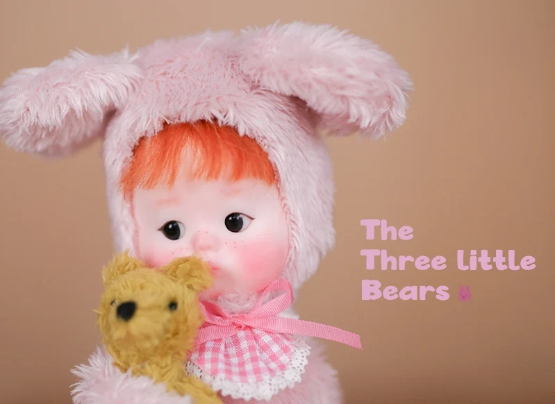 The Three Little Bears-Pink | PREORDER | DOLL - Image 3
