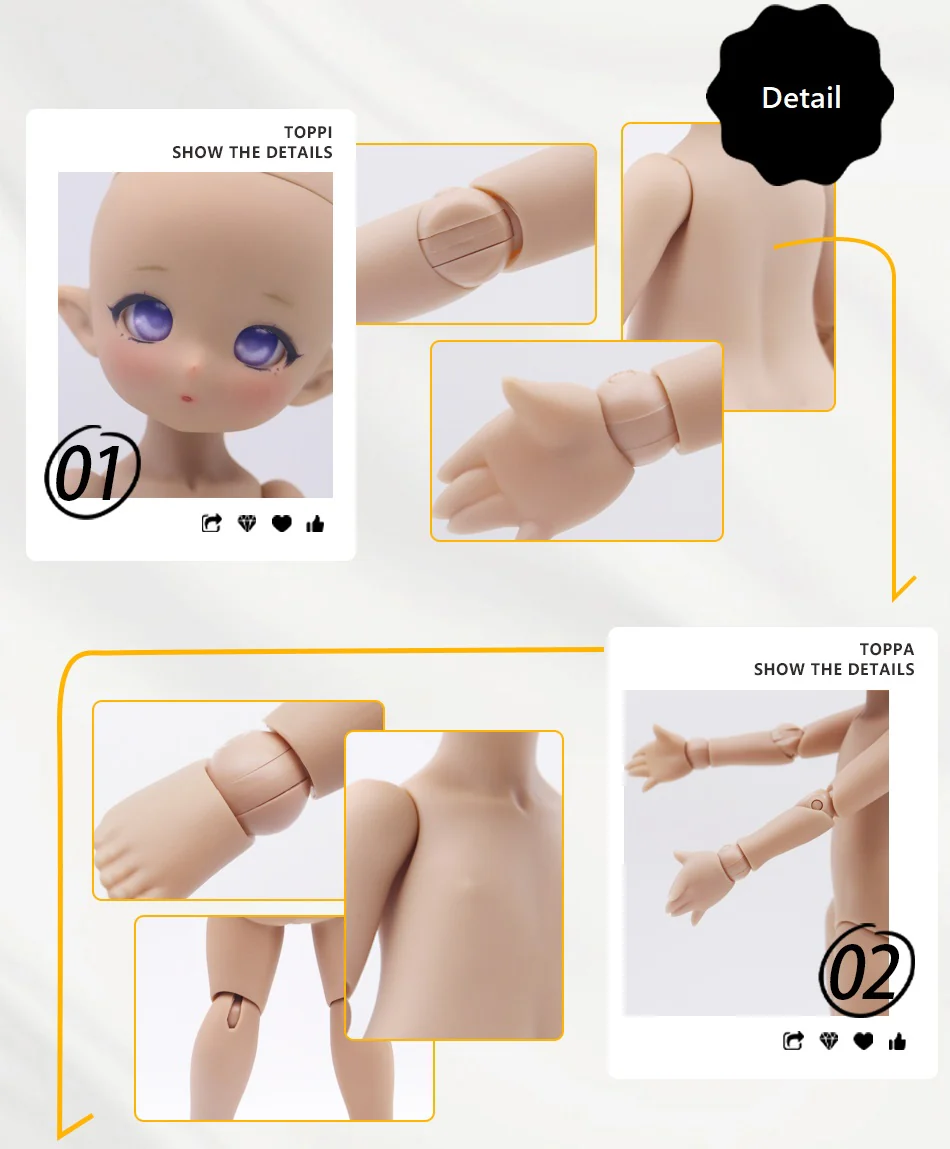 Toppa (Chocolate Skin) [Limited quantity] | PREORDER | DOLL - Image 9