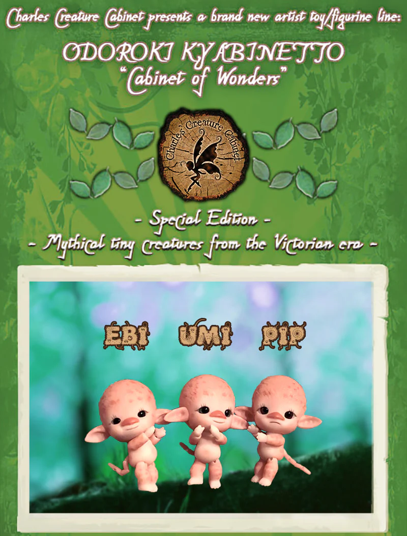 Triplets - 3x Baby Pygmy Troll ~ Rose Quartz Pink | Preorder | DOLL - Image 9