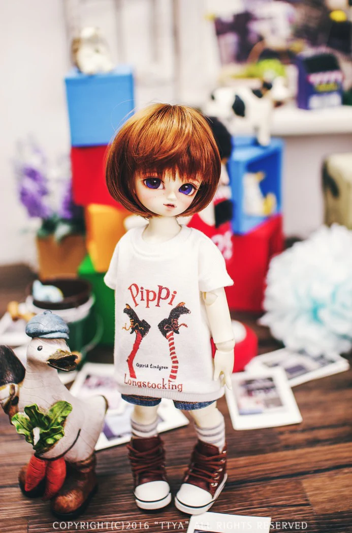 USD Pippi Long T shirt - White  | Preorder | OUTFIT - Image 3
