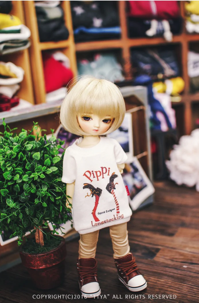 USD Pippi Long T shirt - White  | Preorder | OUTFIT - Image 6