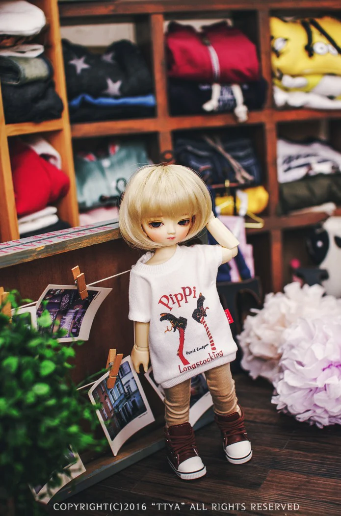 USD Pippi Long T shirt - White  | Preorder | OUTFIT - Image 7