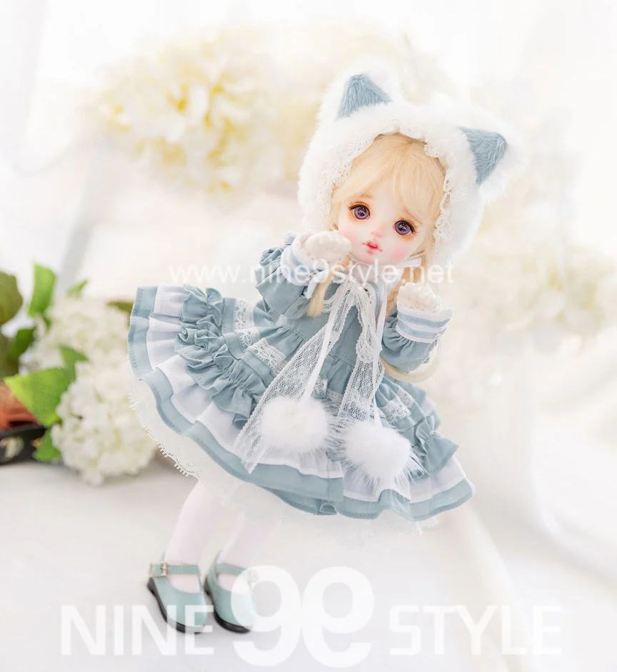 [USD]Kitty sailor dress(Blue)&[NineBJD] Doll SET | Preorder | DOLL - Image 2