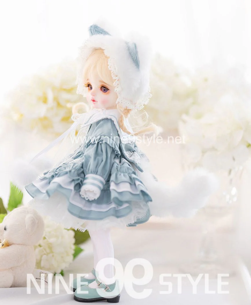 [USD]Kitty sailor dress(Blue)&[NineBJD] Doll SET | Preorder | DOLL - Image 6