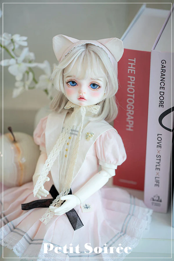 Vintage Sailor Dress (for MSD): Cream + Black collar | PREORDER | OUTFIT - Image 10