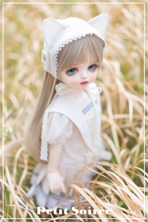 Vintage Sailor Dress (for MSD): Cream + Black collar | PREORDER | OUTFIT - Image 7