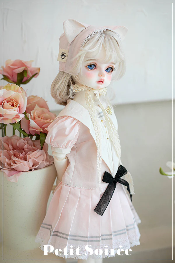 Vintage Sailor Dress (for MSD): Pink | PREORDER | OUTFIT - Image 6