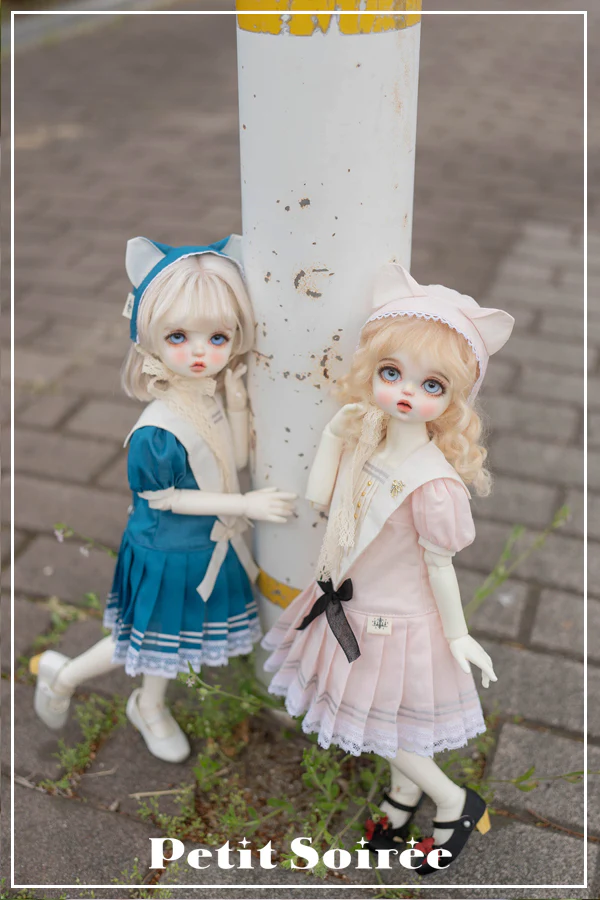 Vintage Sailor Dress (for MSD): Pink | PREORDER | OUTFIT - Image 8