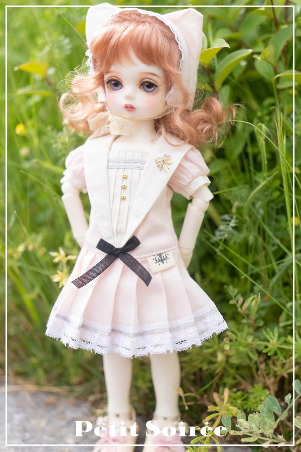Vintage Sailor Dress (for USD): Cream + Black collar | PREORDER | OUTFIT - Image 5
