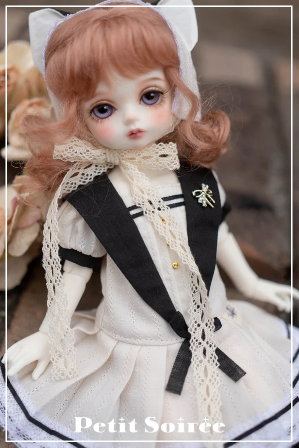 Vintage Sailor Dress (for USD): Cream | PREORDER | OUTFIT - Image 4