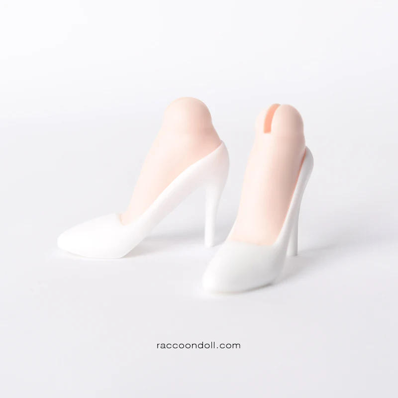 Woman’s Resin Heels : White | Preorder | PARTS - Image 5